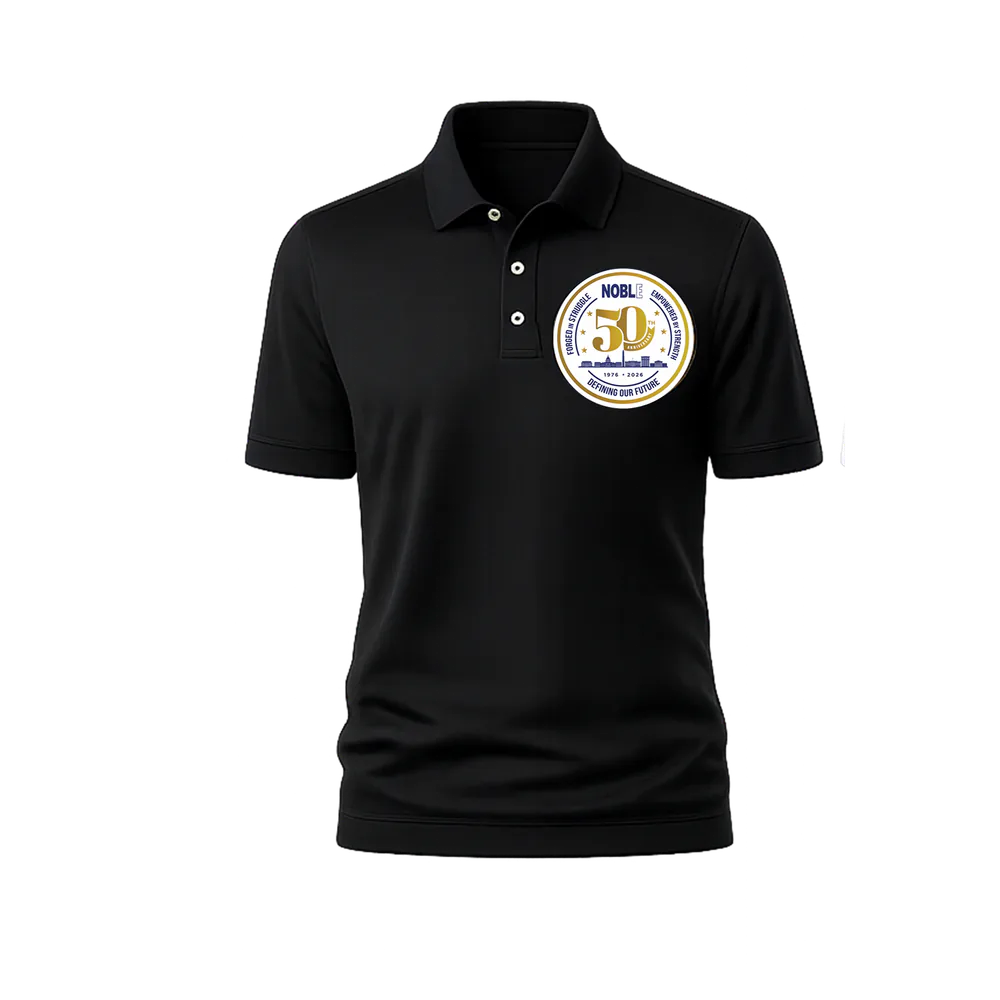 NOBLE 50th Anniversary Polo in black