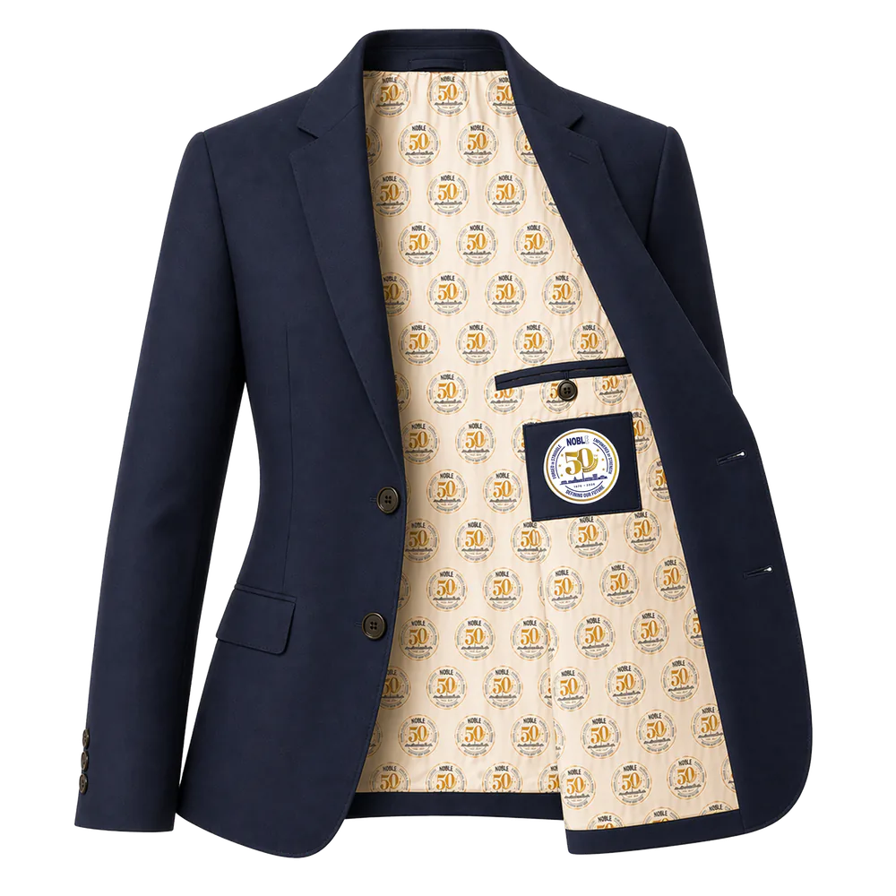 Women's Custom 50th Anniversary Blazer in Navy