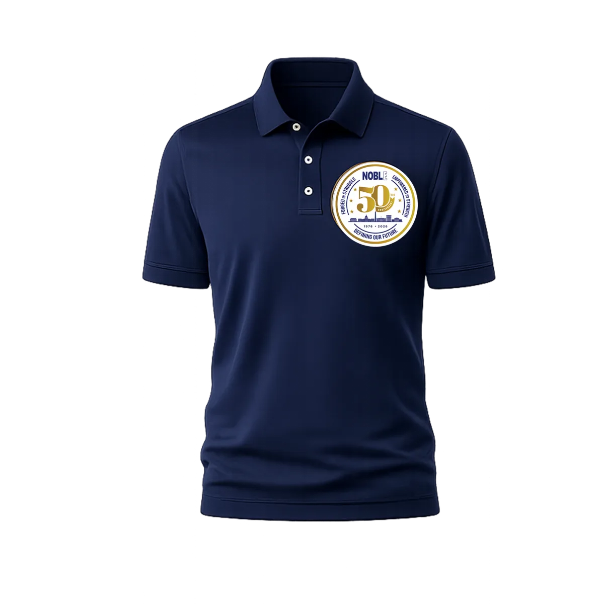 NOBLE 50th Anniversary Polo in navy