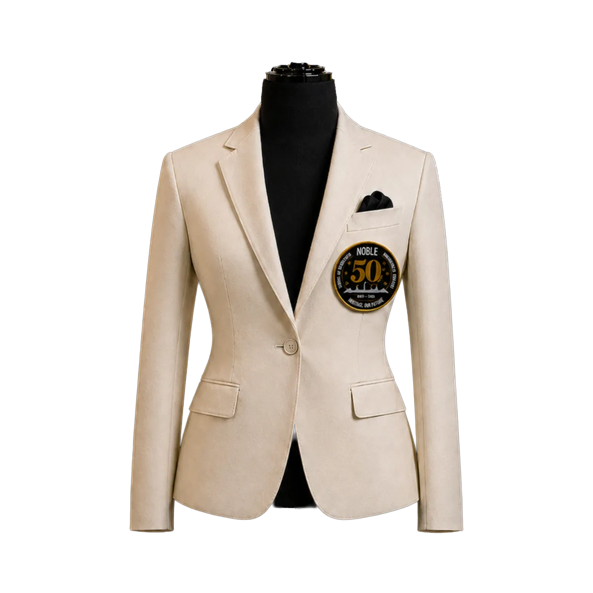 Women's 50th Anniversary White Blazer — Gregory Jacobs GW-500