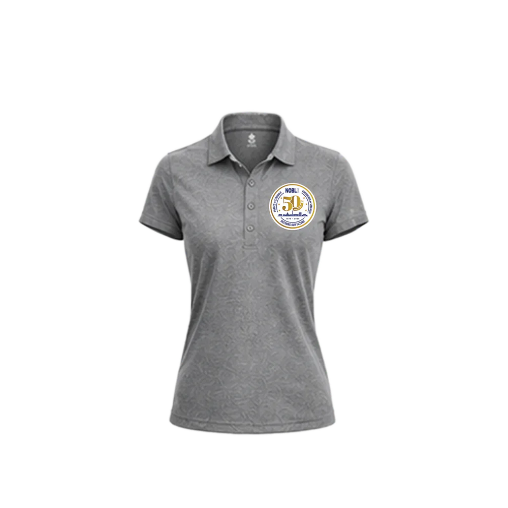 Women's NOBLE 50th Anniversary Polo in Grey