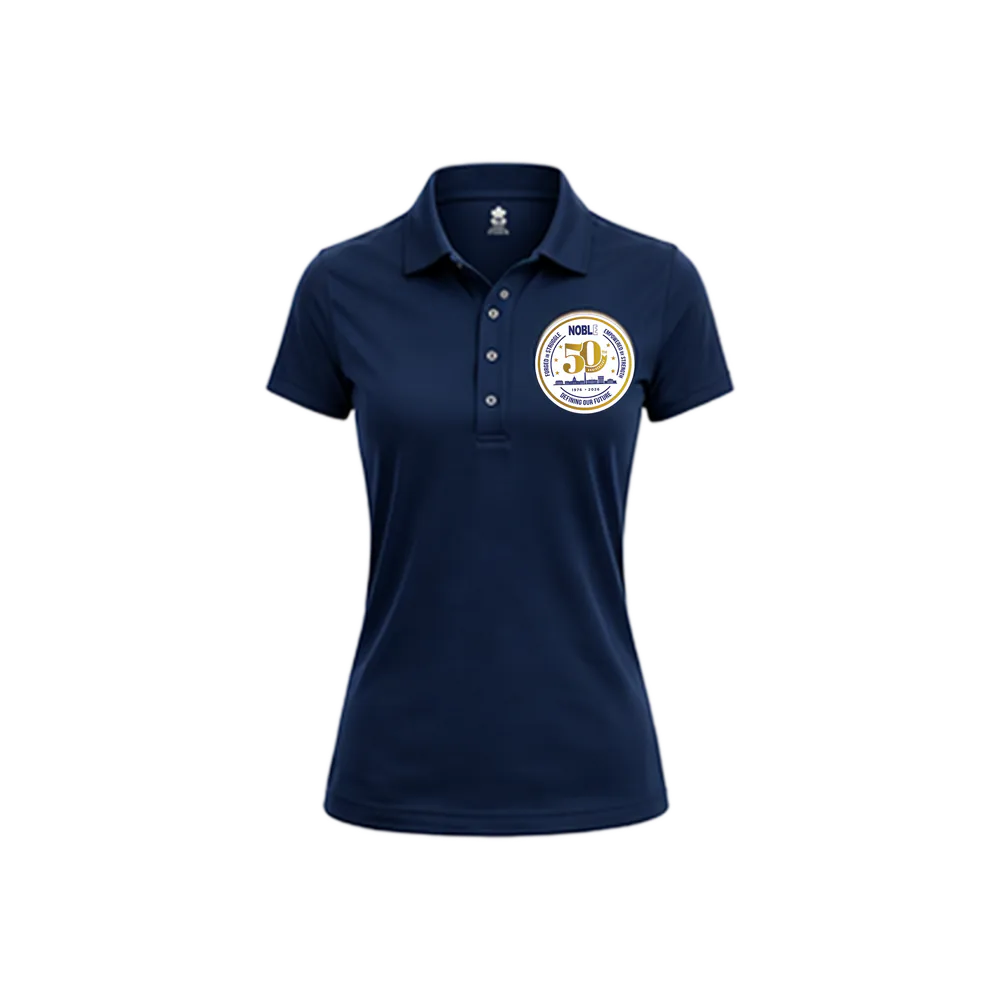 Women's NOBLE 50th Anniversary Polo in Navy